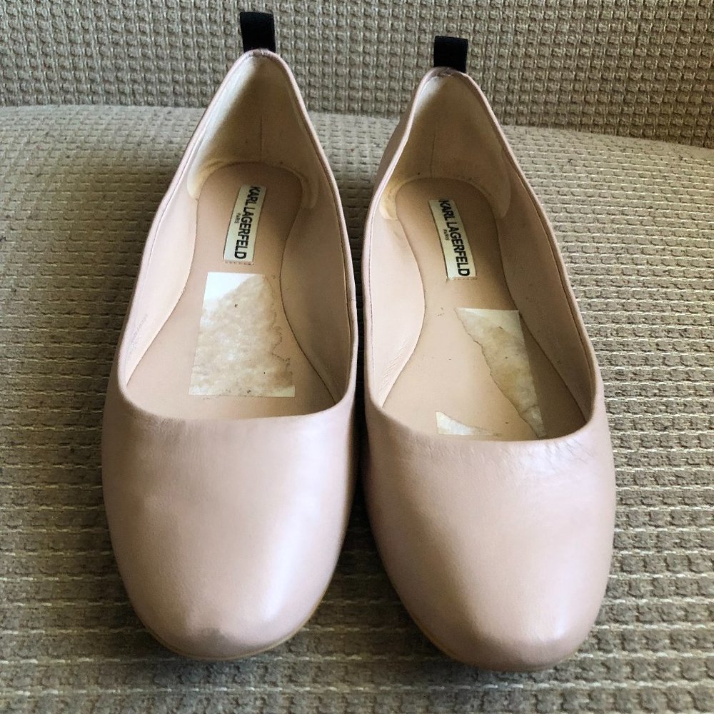 Karl Lagerfeld Paris Women's Slip on Vada Ballet Flat. - Picture 3 of 12
